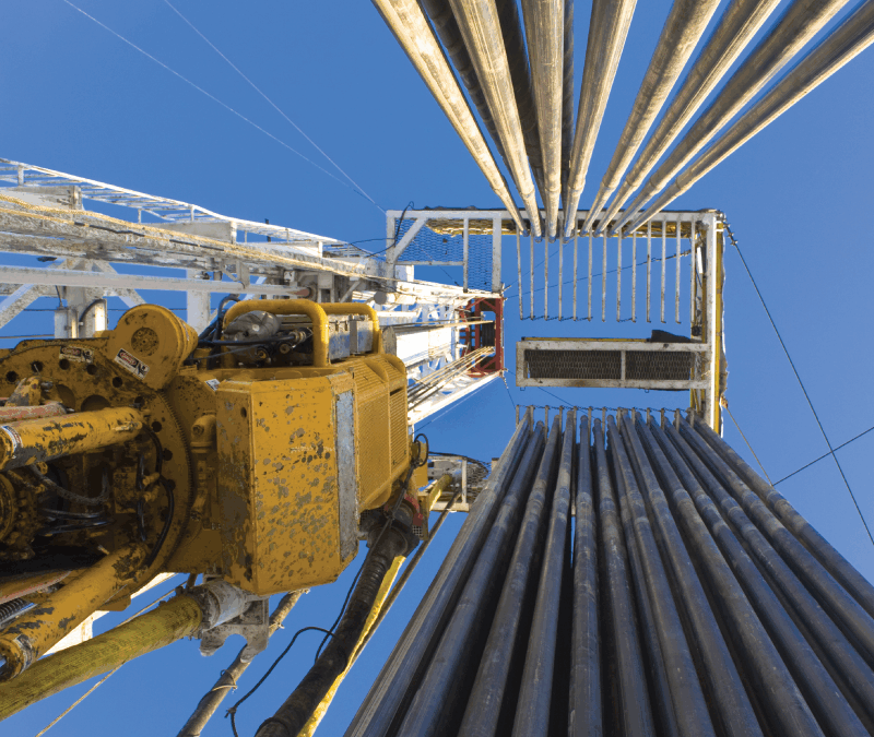 A stack of well-maintained drill rods are ready for use without failure.